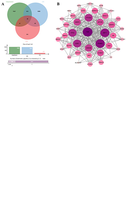 Bioinformatics-based analysis of Cordyceps Sinensis in the treatment of diabetic nephropathy-associated depression